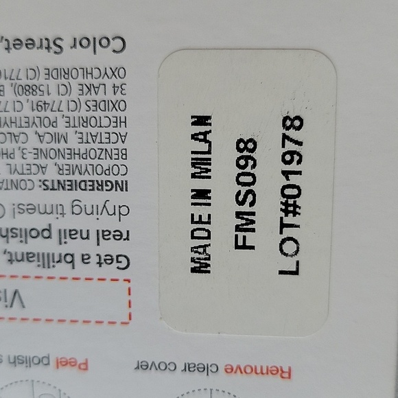 Color Street Made in Milan Real Nail Polish Strips 16 Strips NEW - Picture 6 of 9